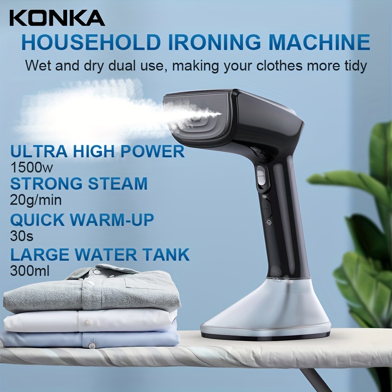 Portable Handheld Steam Iron For Garments Dual Hot Steam - Temu