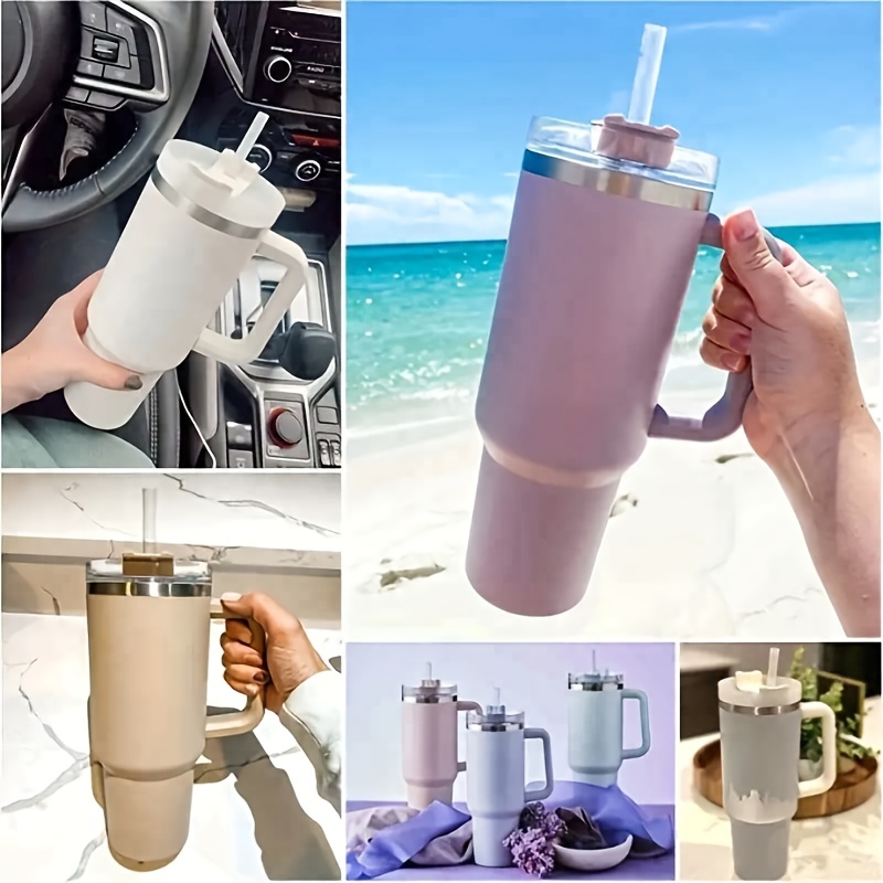Heat Insulated Tumbler 40 Oz Coffee Tea Portable Travel Mug Vacuum