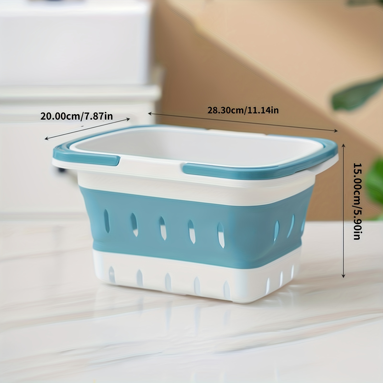 1pc Collapsible Plastic Laundry Basket, Hollow Out Wall-mounted Foldable  Laundry Basket, Household Dirty Clothes Storage Basket, - AliExpress