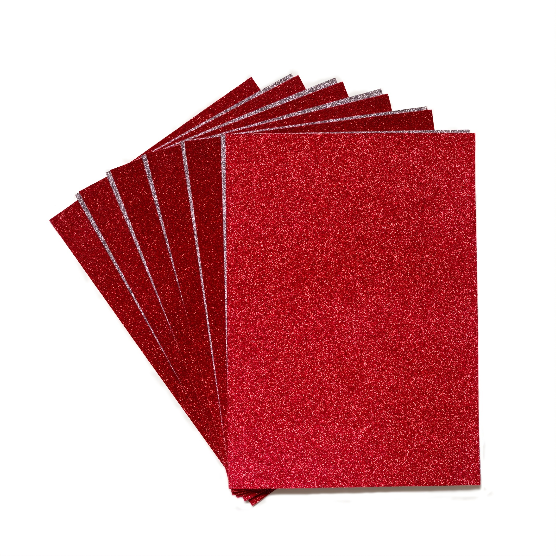 10 Sheets Crafts Glitter Cardstock Paper No Shed Shimmer Glitter Paper Diy  Party Deco A4 Size Dark Red Mothers Day Gift, Check Out Today's Deals Now