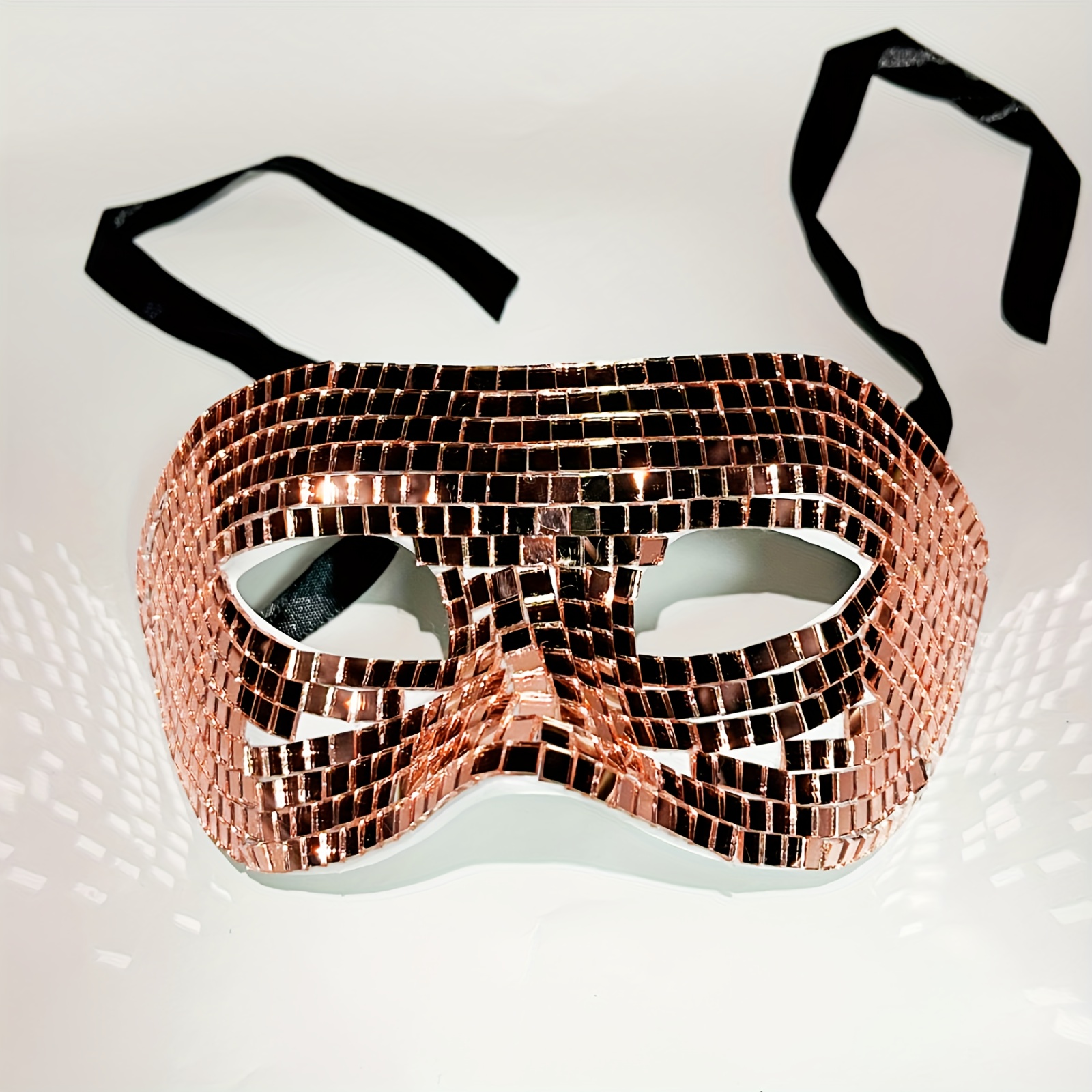 1PC Luxurious Eye Mask Full Rhinestone Decoration Glitter Mask Women  Dancing Ball Themed Party Cosplay Accessories