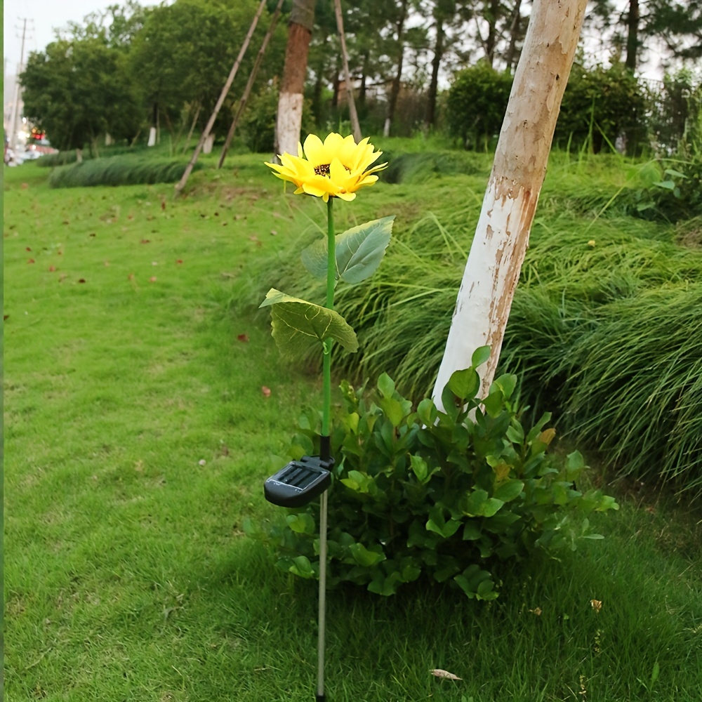 Dekorative Blumen Solar Sonnenblumen Außerhalb Des Garten Rasen Licht LED  Wasserdichter Weg Für Patio Yard Hochzeits Feiertags Dekoration Du 14,45 €