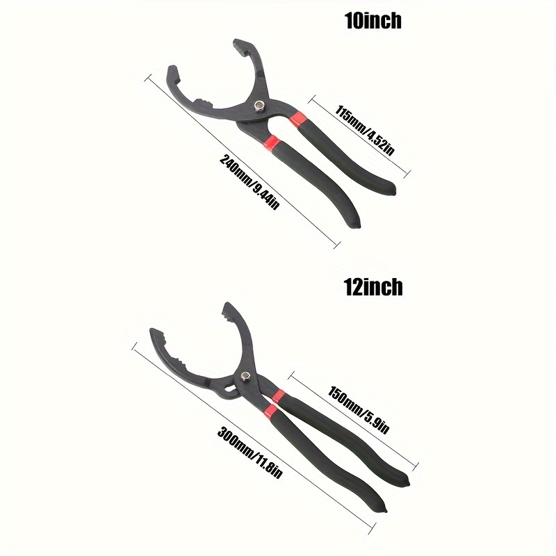 Long Handle Grip Oil Filter Pliers Universal Adjustable Oil Filter Wrench for Motorcycle Auto Truck New