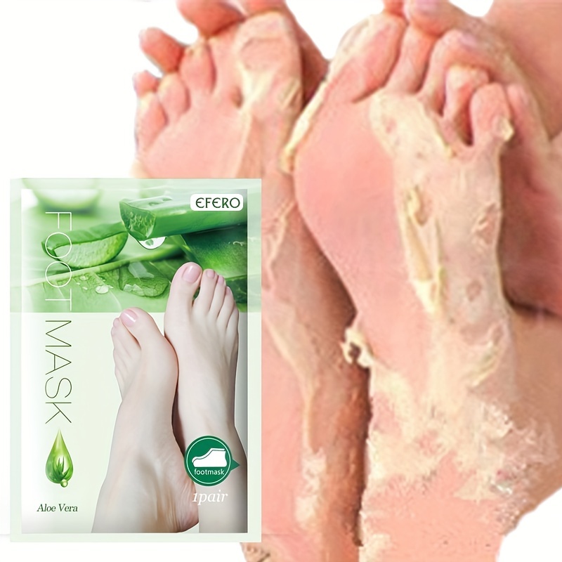 EFERO 3Pair=6PCS Peeling Foot Mask Exfoliating Scrub