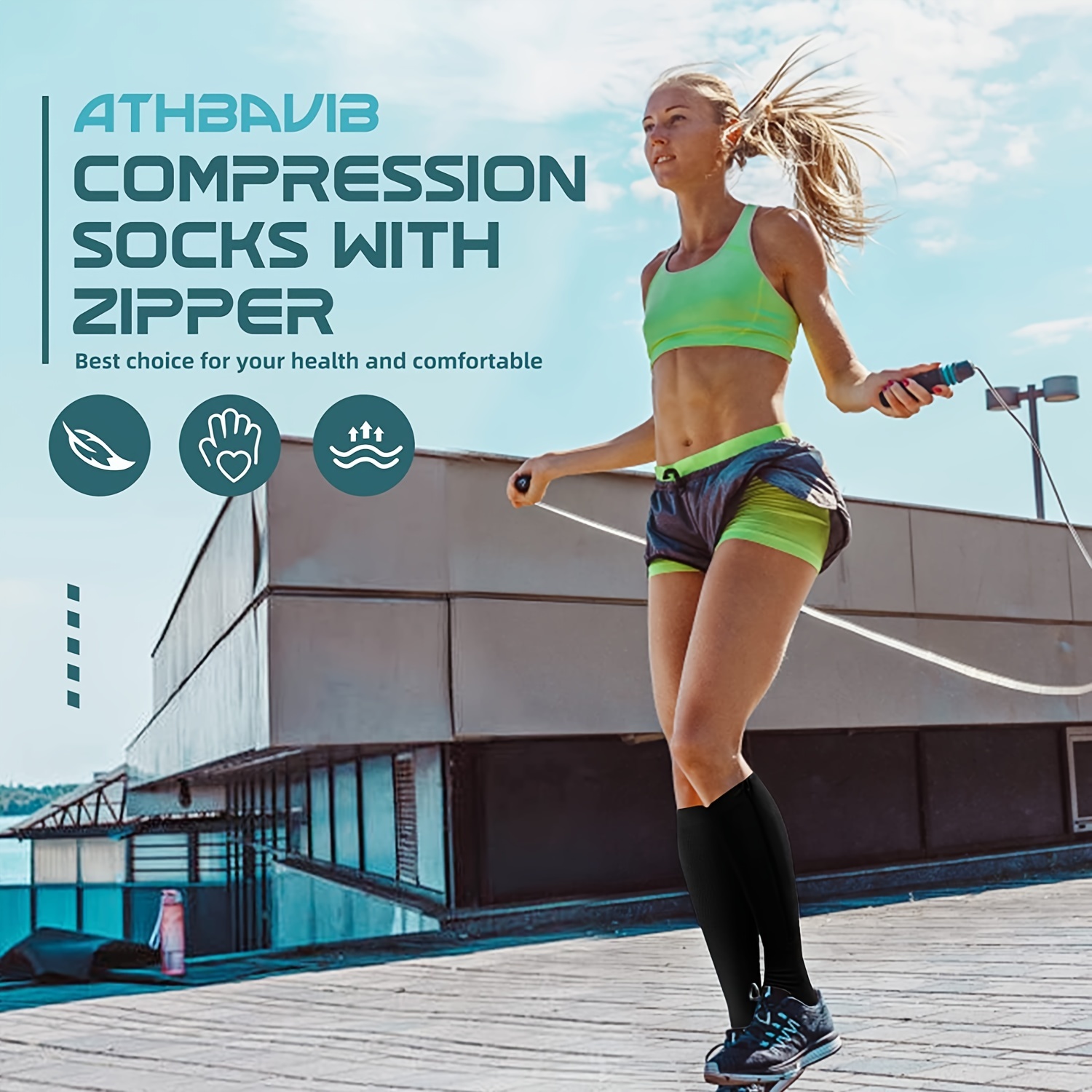 Copper Compression Socks Athletic Performance Recovery - Temu Canada