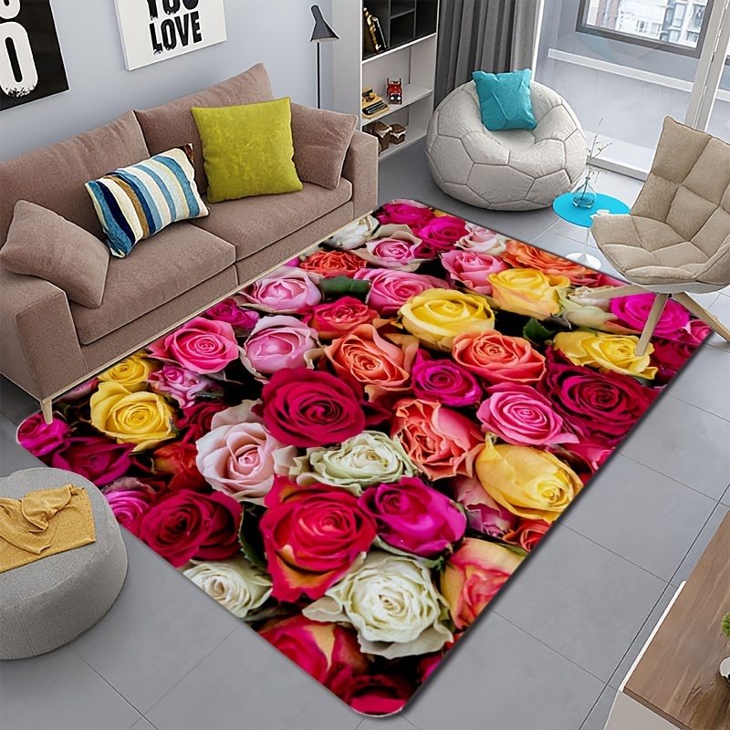 3d Stereoscopic Creative Living Room Decoration Carpet, Sofa Carpet, Tea  Table Mat, Office Full Of Large Area Anti Slip Floor Mats, Room Decor -  Temu Hungary