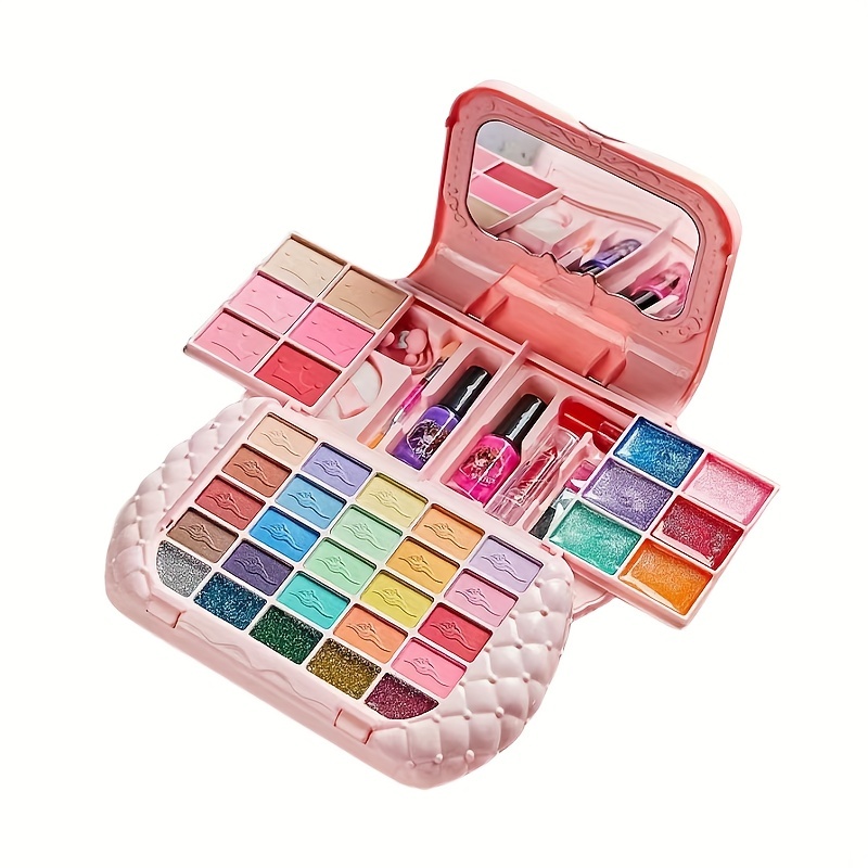 Kids Makeup Kit For Girls Real Makeup Set For Little Girls - Temu