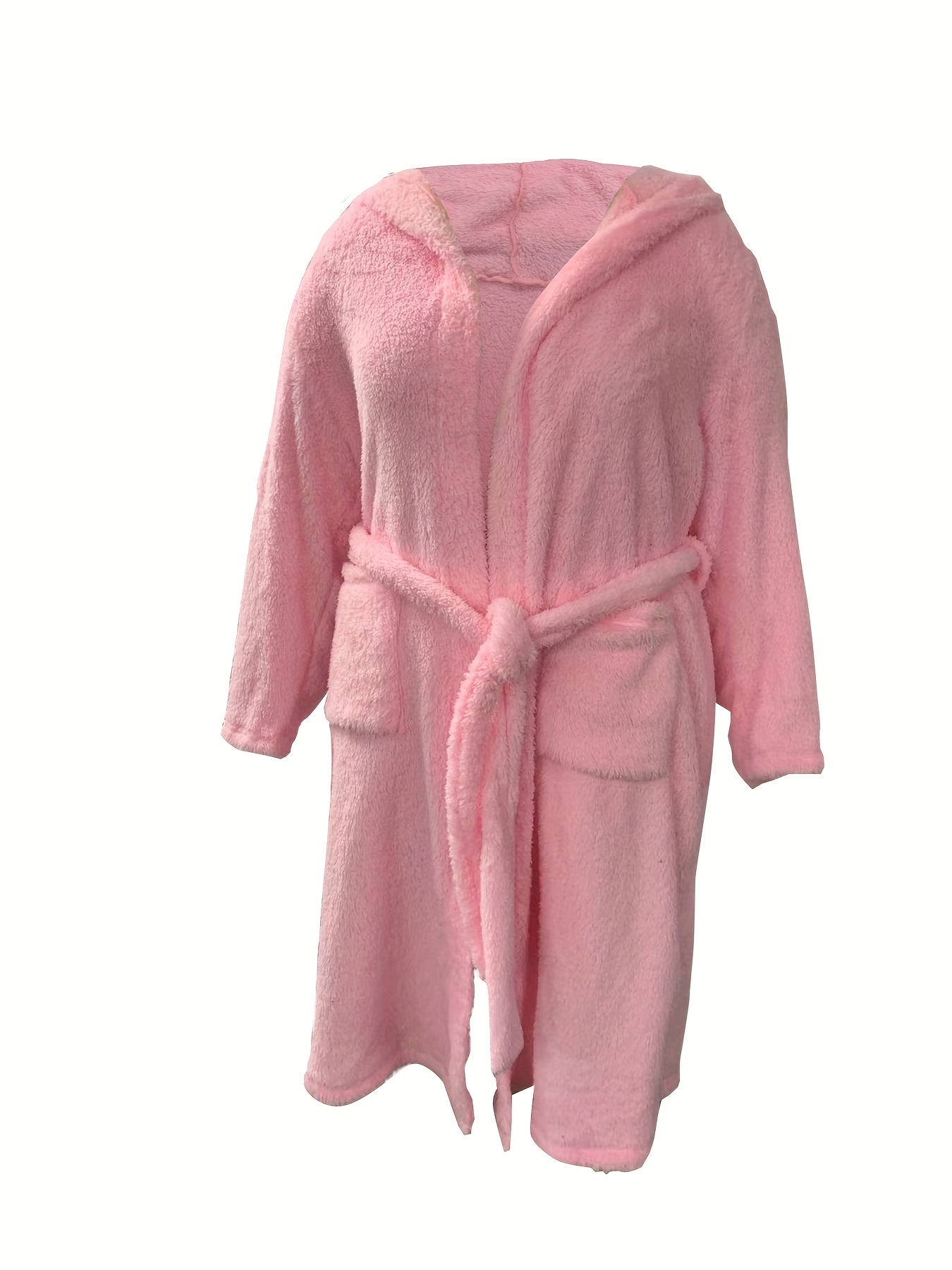 Plus Size Women's Bathrobe, Winter Bathrobe Plus Size