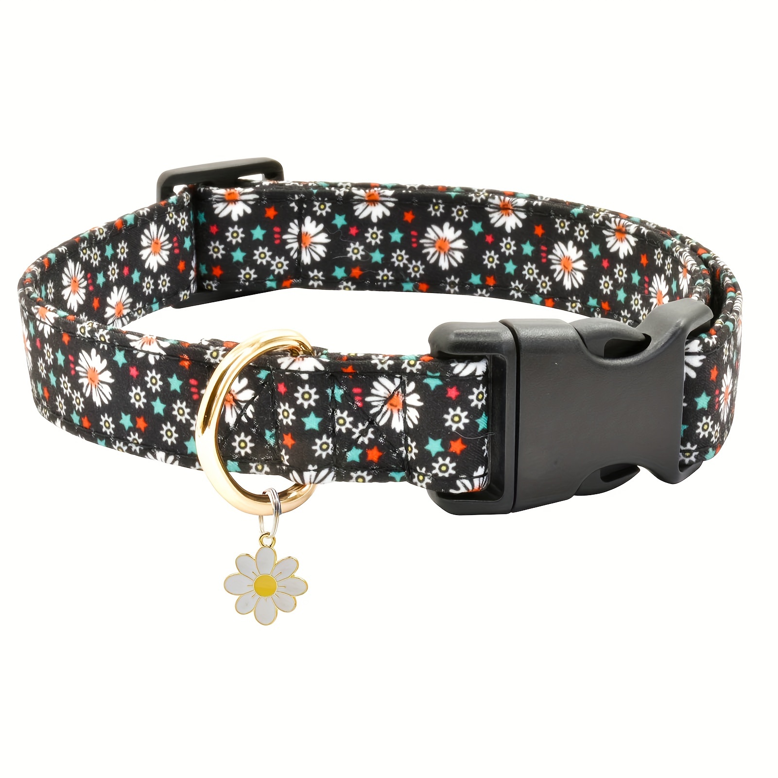 Adjustable Soft Dog Collar With Quick Release Buckle For Small