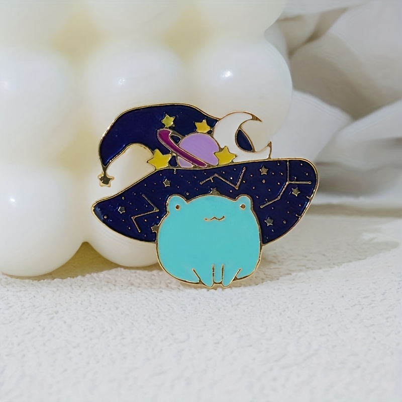 Pin Kawaii Desenhos Animados Sapo Bonito Broche Colar Roupa