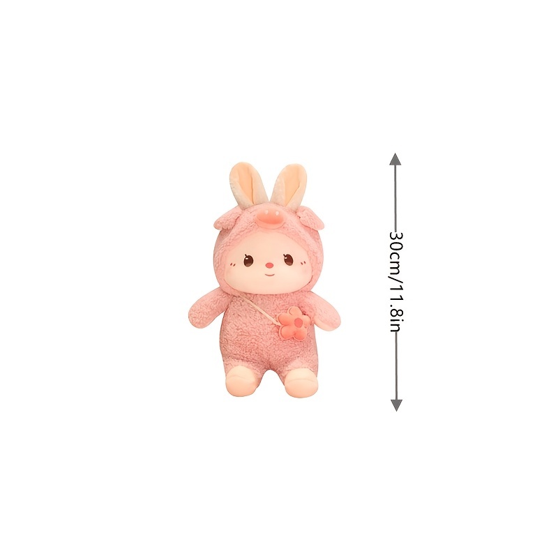 Kawaii Rabbit Plush 30cm Lovely Cute Stuffed Animal Bunny Soft Doll Kids  Gift