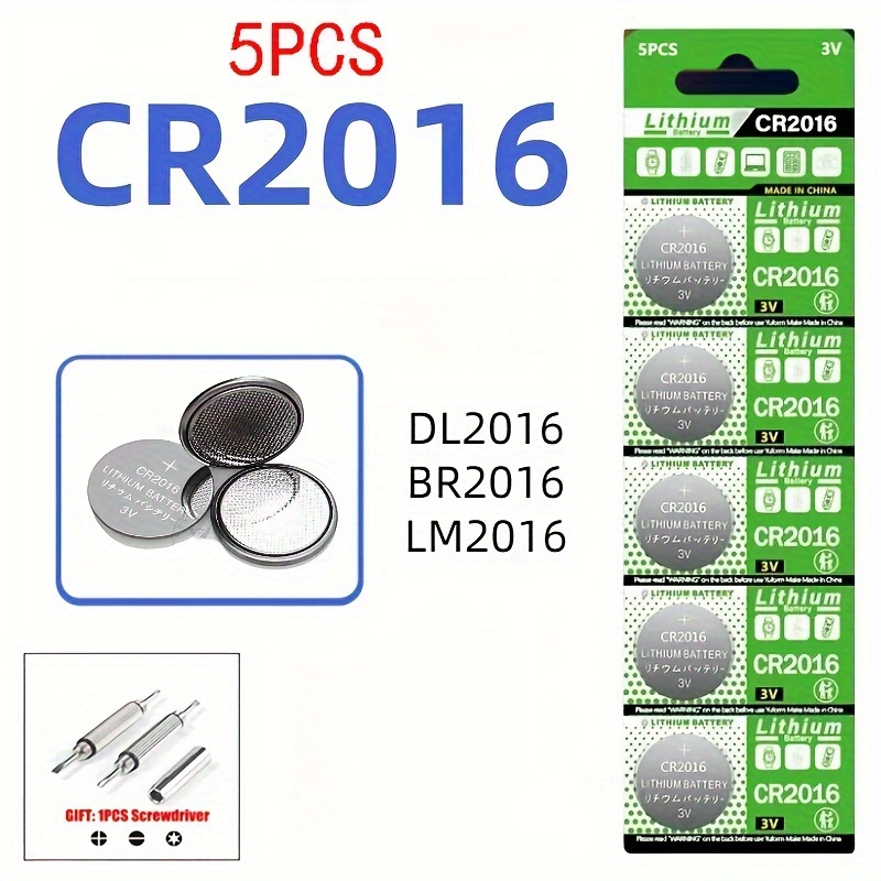 Portable Batteries Cr2016 3v Lithium Battery Free Shipping - Temu
