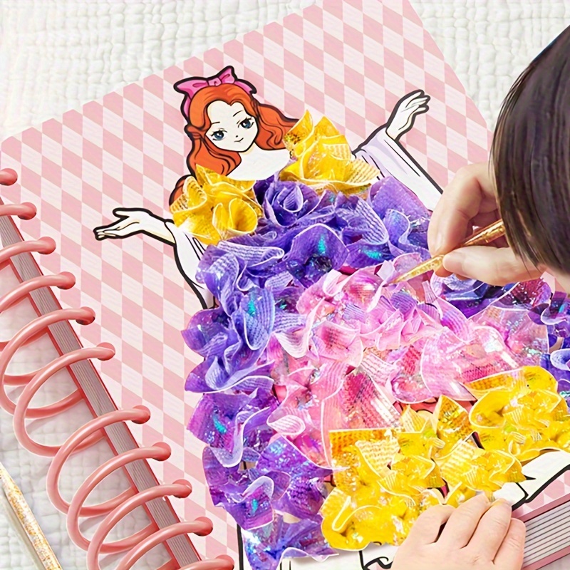 Vestir Princesas - Cutucando kit artesanato DIY - Kit artesanato