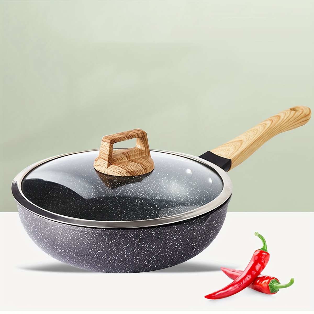 1pc Nonstick Frying Pan Skillet Non Stick Granite Fry Pan Egg Pan Omelet  Pans Stone Cookware Chefs Pan Pfoa Free Classic Granite 8 Inch Easy To  Clean - Home & Kitchen - Temu Netherlands