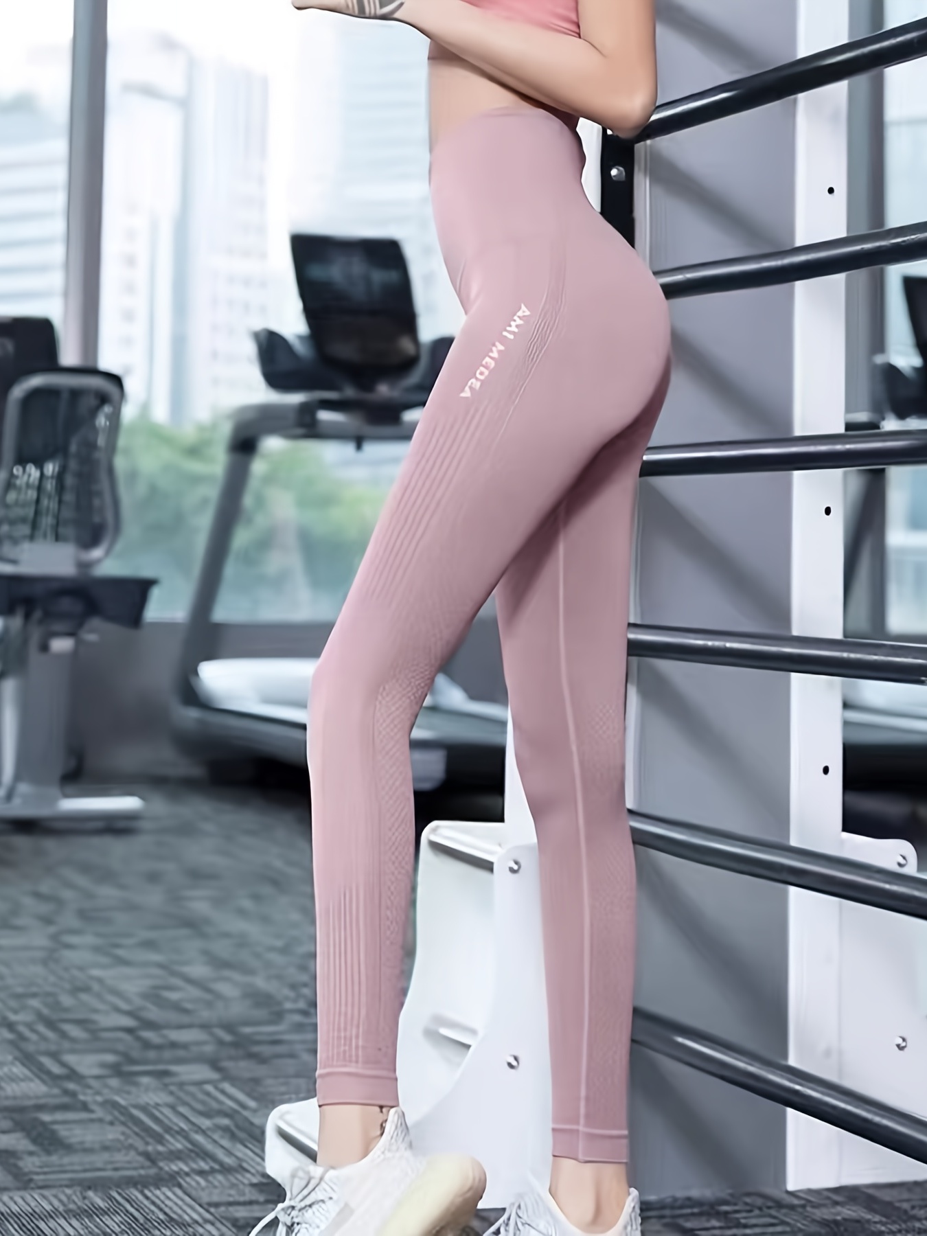 Women's Activewear: Seamless Tummy Control Yoga Leggings - Temu