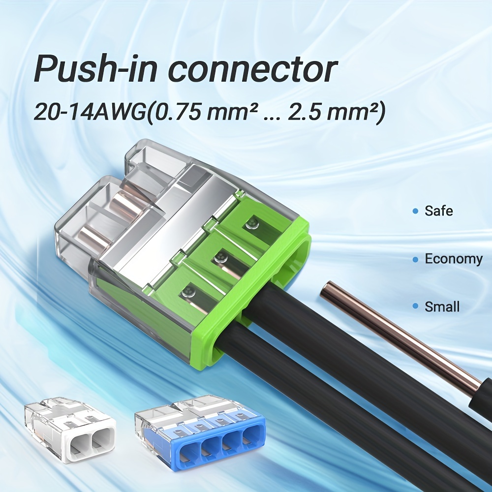 connecteur de fil électrique spl-3 connecteur de levier 223 universel  compact conducteur de câblage push-in bornier