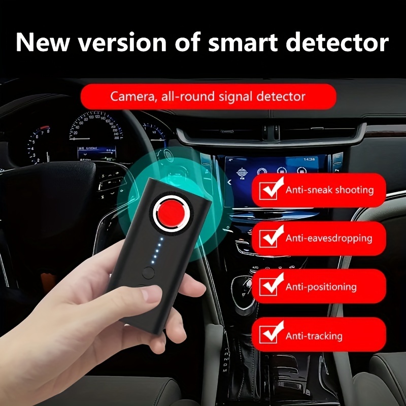 1pc camera detector camera finder for hotel and bathroom portable prevent monitoring wireless signal detector car gps locator tracking detection details 0