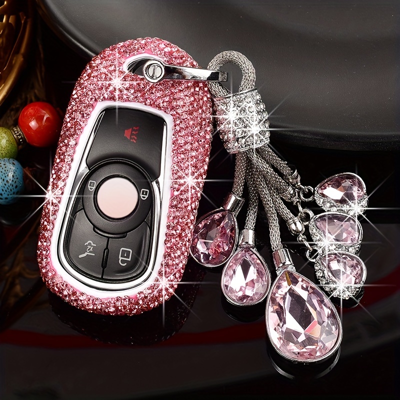  SANRILY Golden-edge Jade Pattern Key Fob Cover Case for Buick  Encore Regal 5 Button Smart Key Accessories Keyless Key Fob Case Shell with  Keychain Blue : Automotive