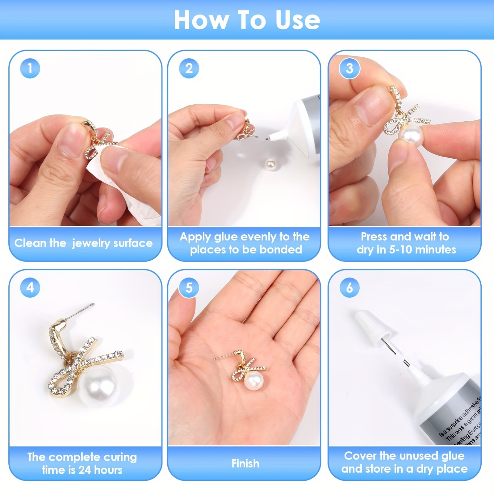 Jewelry Glue Jewelry Repair Glue Multifunctional Pvc Repair - Temu