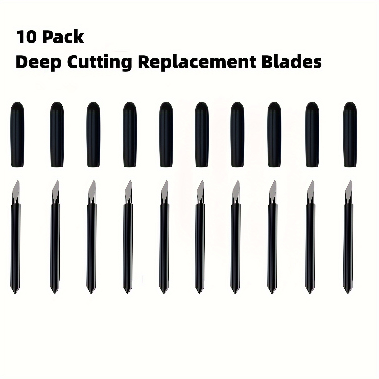  Likart 3 Pack Replacement Blades for Cricut Maker 3/Maker/Explore  3/Air 2/Air/One (3 Pcs Premium Fine Point Blades)