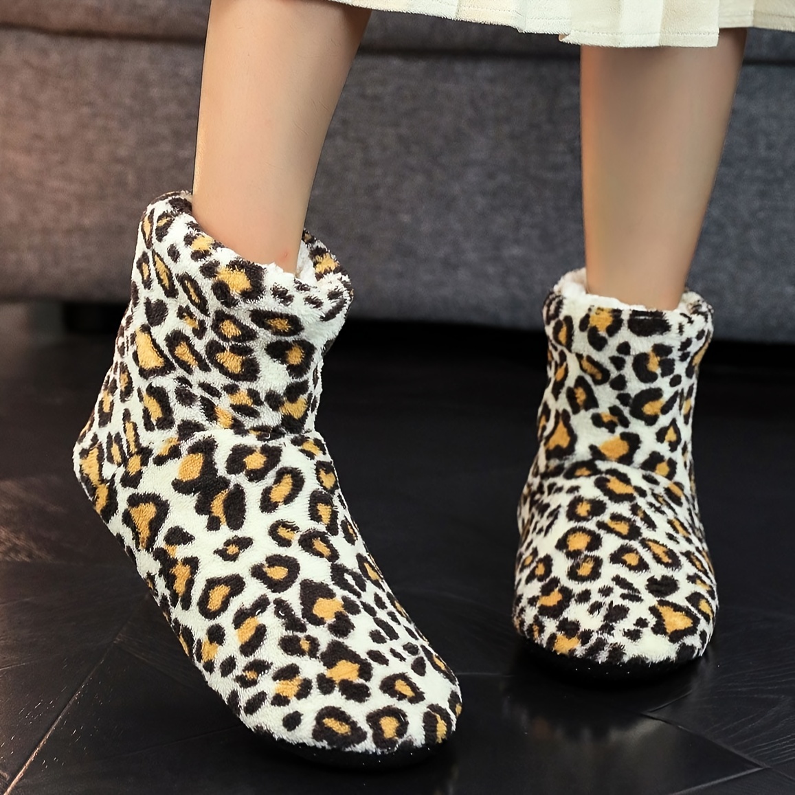 Boot hot sale style slippers