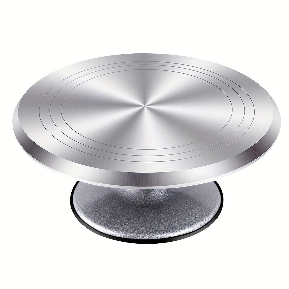 12 Inches Aluminum Rotating Turntable Pastry Baking Tool Cake Decorating  Stand
