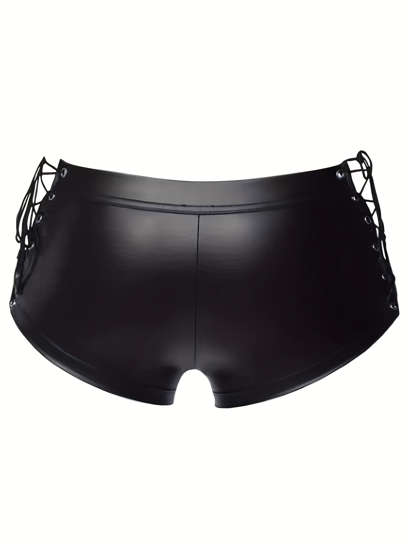 caleçons sexy en cuir hommes taille basse fermeture éclair Temu