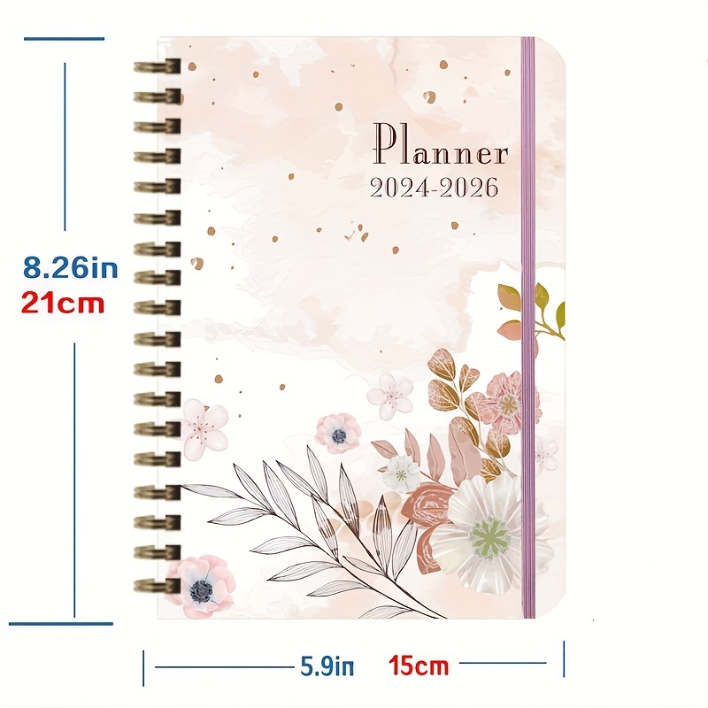 2024 New A6 Notebook, Simple And Fashionable Office Supplies And Student  Accessories, Horizontal Calendar Month Planner, School Supplies, Back To  School, Notebook, Libretas, Notebooks For School, Notebooks, Aesthetic  School Supplies - Temu