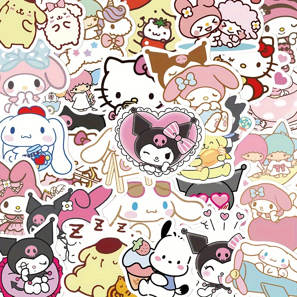 Tela de Hello Kitty, pegatinas de Hello Kitty y sus amigos Sanrio con  licencia de Springs Creative Novelty Cotton Fabric -  España