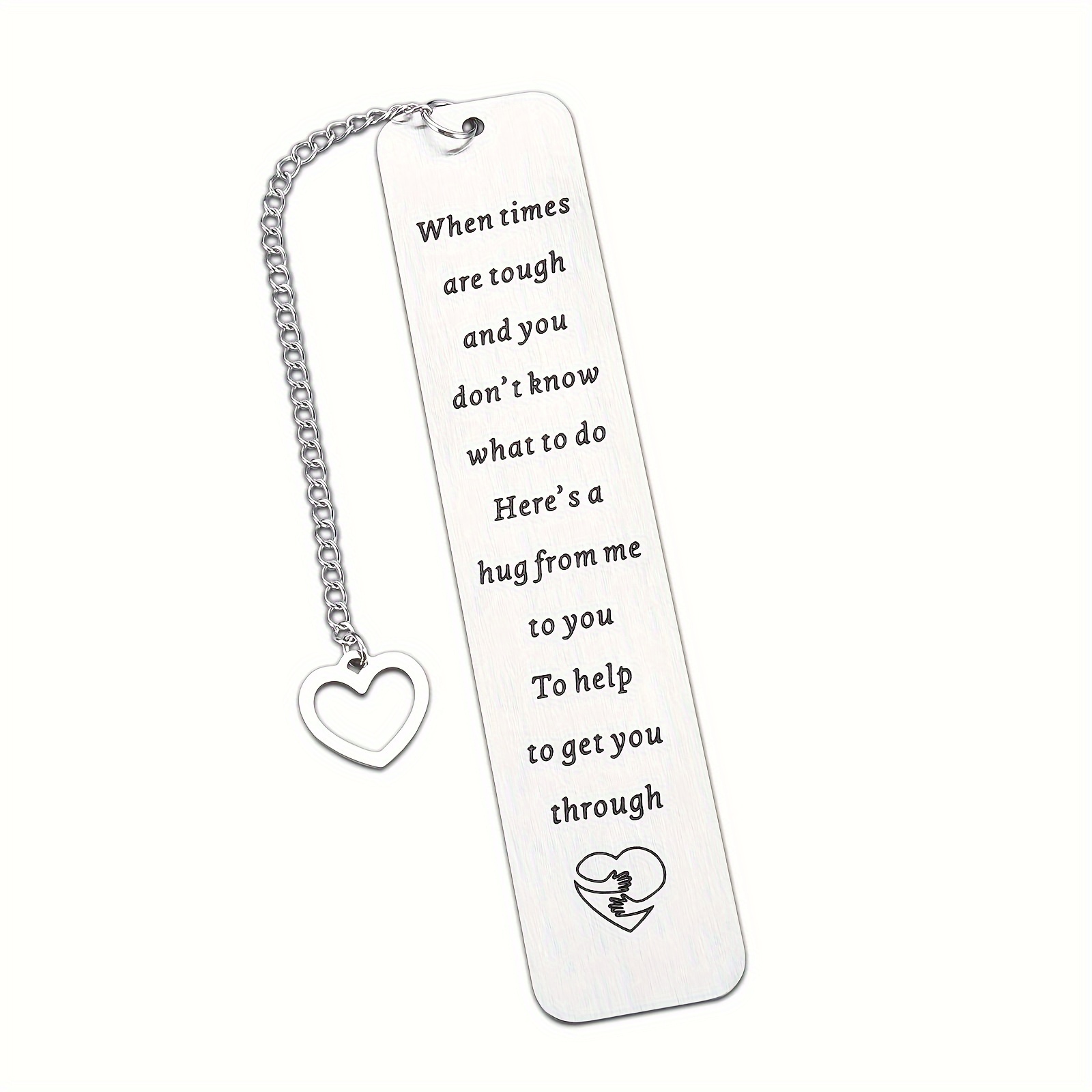 1pc, Stainless Steel Bookmark, Bookmark Men And Women Get Well Soon Women  Men Stocking Stuffers For Women Gifts Christmas Birthday Gifts For Women Tee