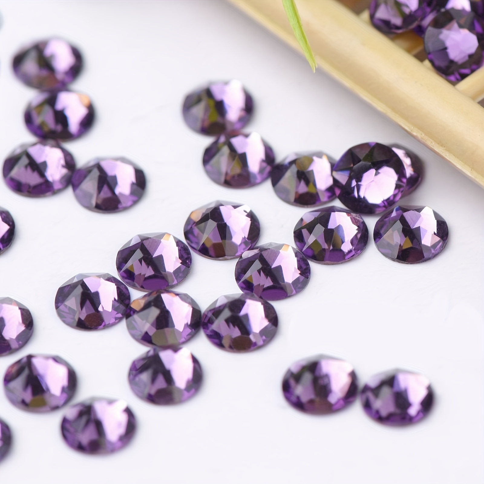Purple Rhinestones Crafts, Strass Crystal Stones Purple
