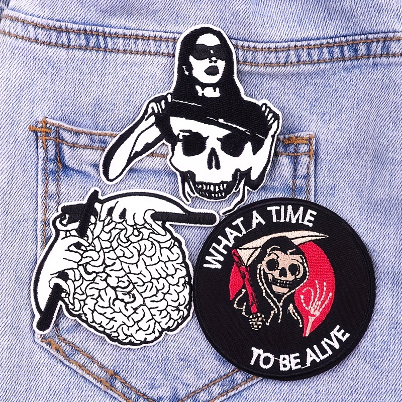 Punk Clothing Thermoadhesive Patches Anime Clothes Patches