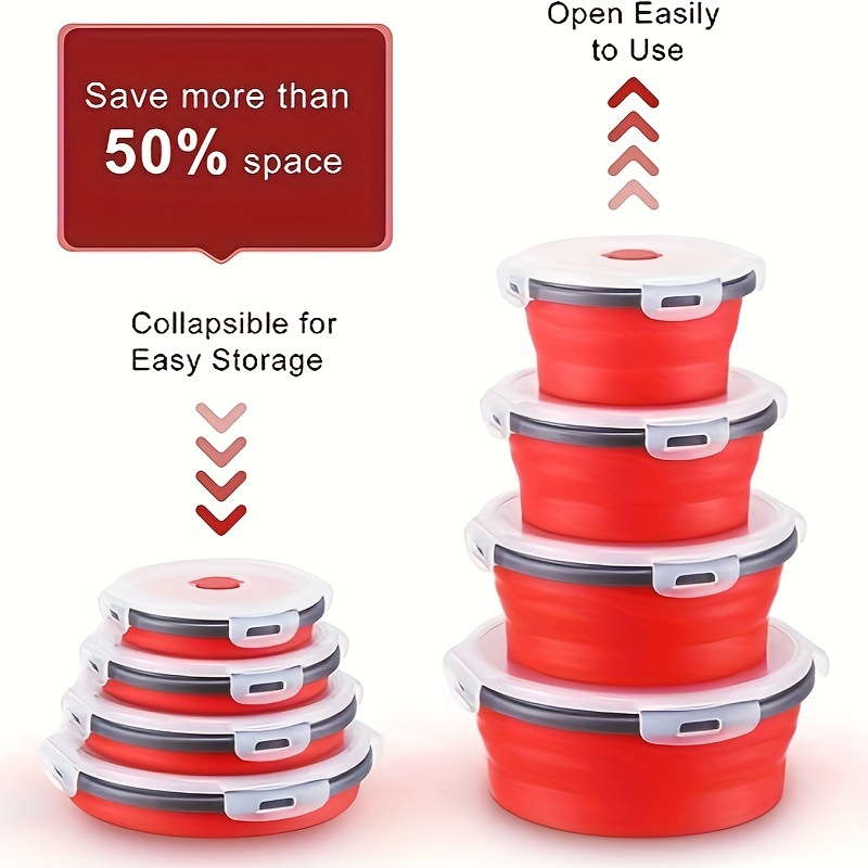 Silicone Collapsible Lunch Containers from Krumbs Kitchen – Urban