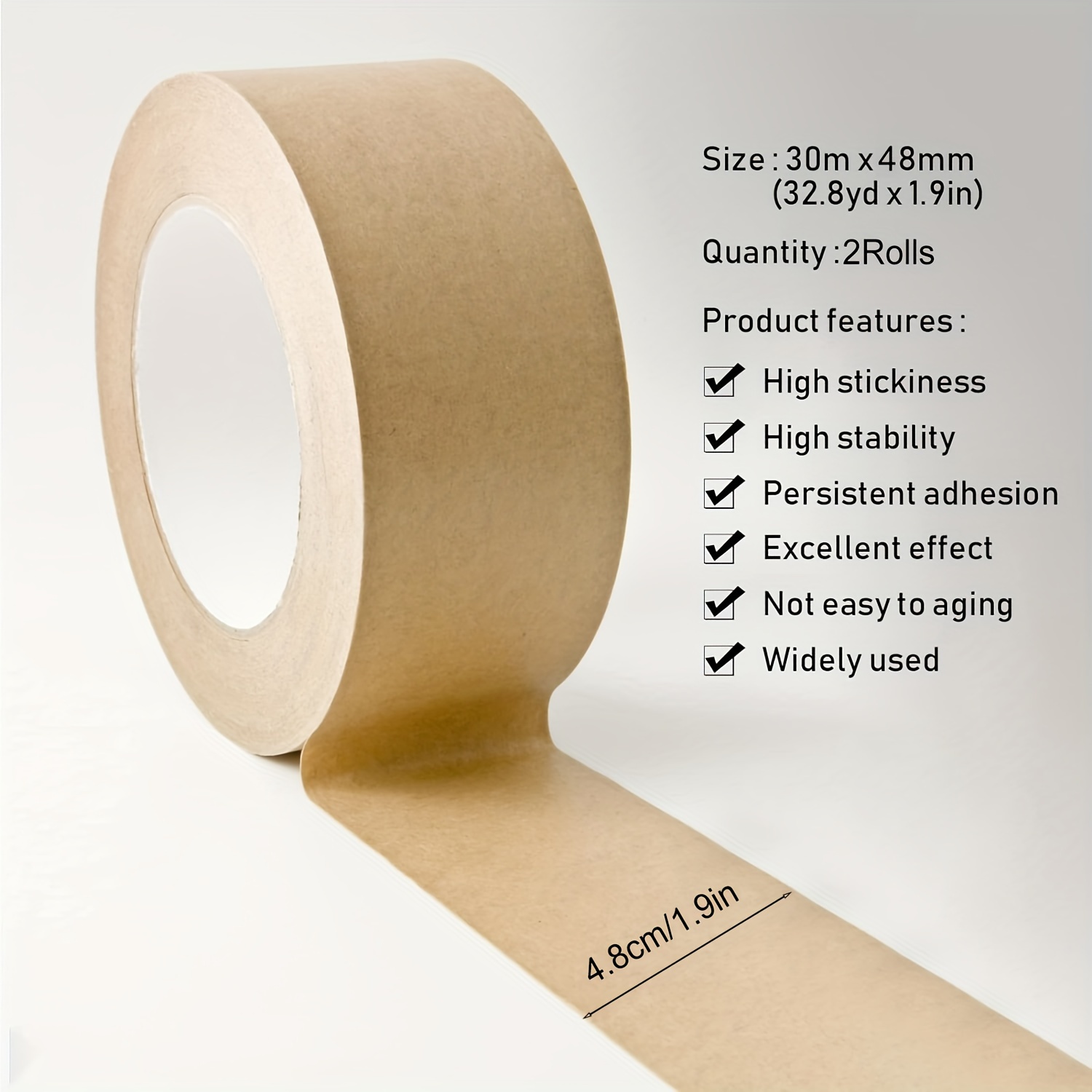 Strong-Adhesive Kraft Packing Tape