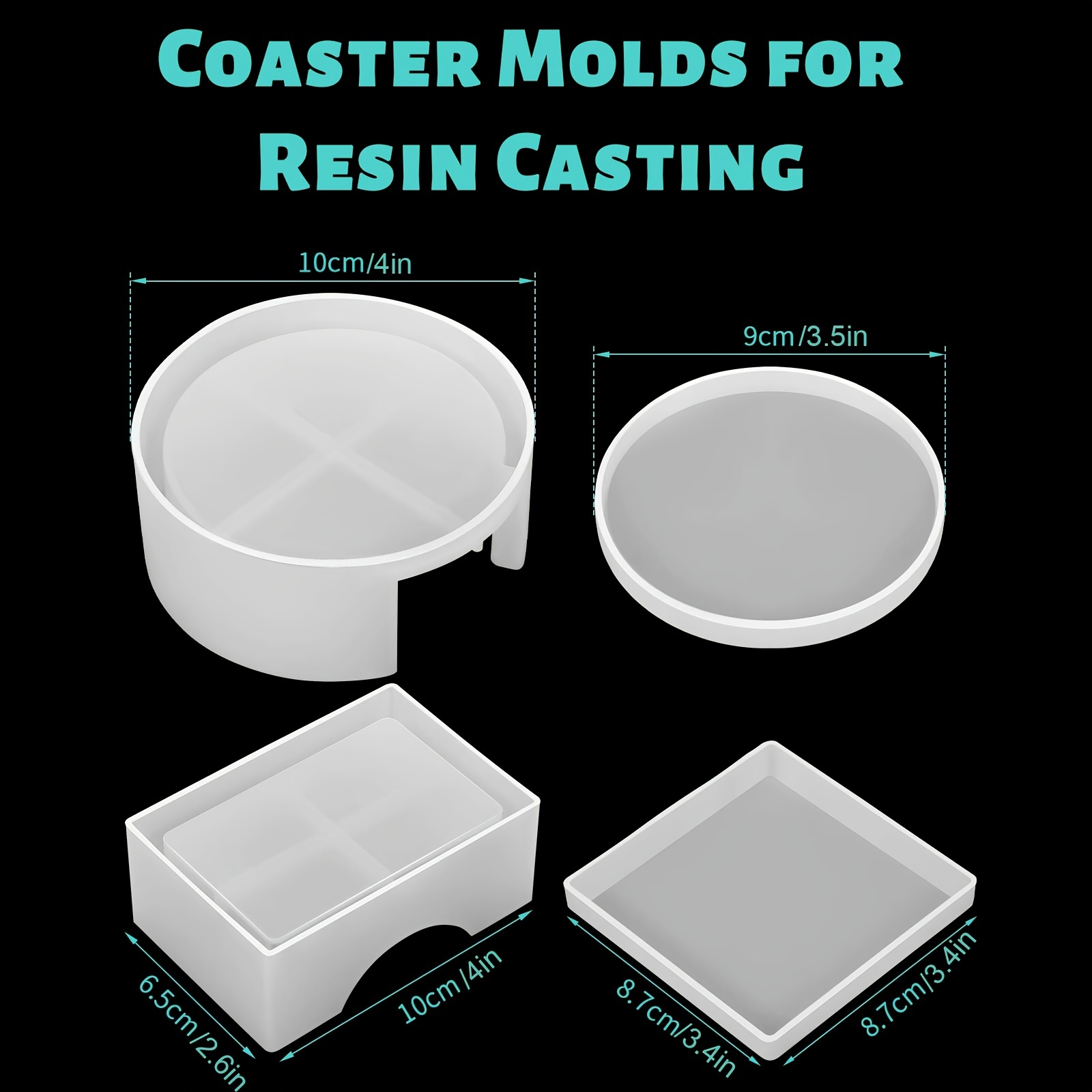 Resin Mold Epoxy Silicon Mold Storage Box Mold Resin Casting - Temu