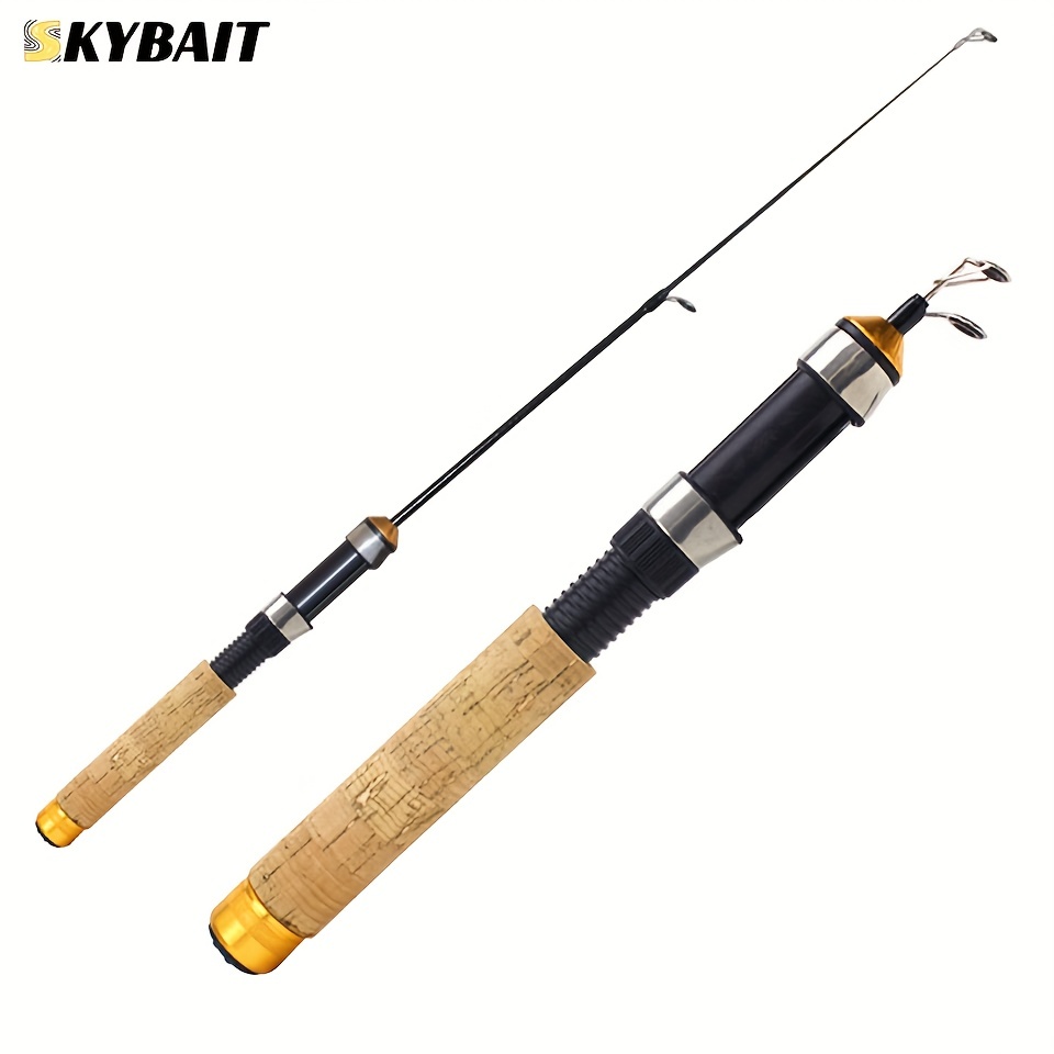 Portable Retractable Fishing Rod Perfect Ice Fishing - Temu