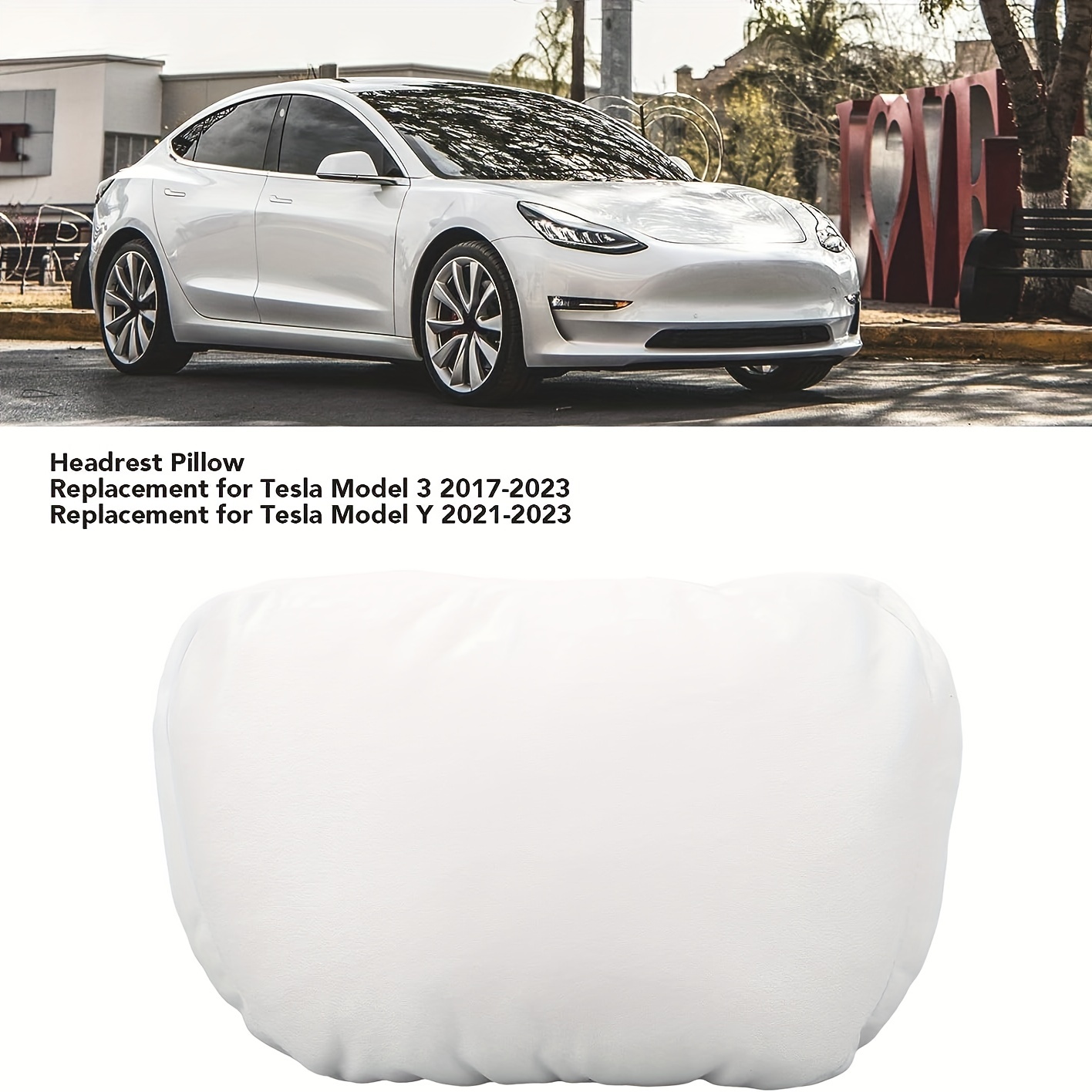 Kopfstützenpolster für Tesla