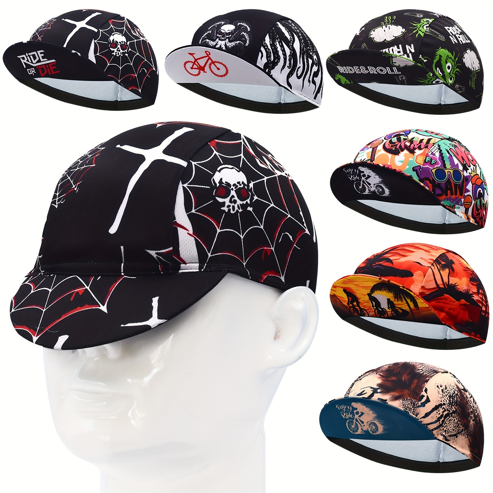 Retro Cycling Animal Print Breathable Sport Hat - Temu