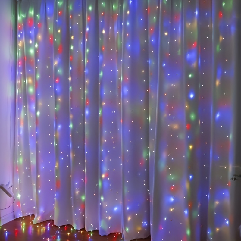 Guirlande Lumineuse Chambre, 3x3M Rideau Lumineux Couleur 300 LED