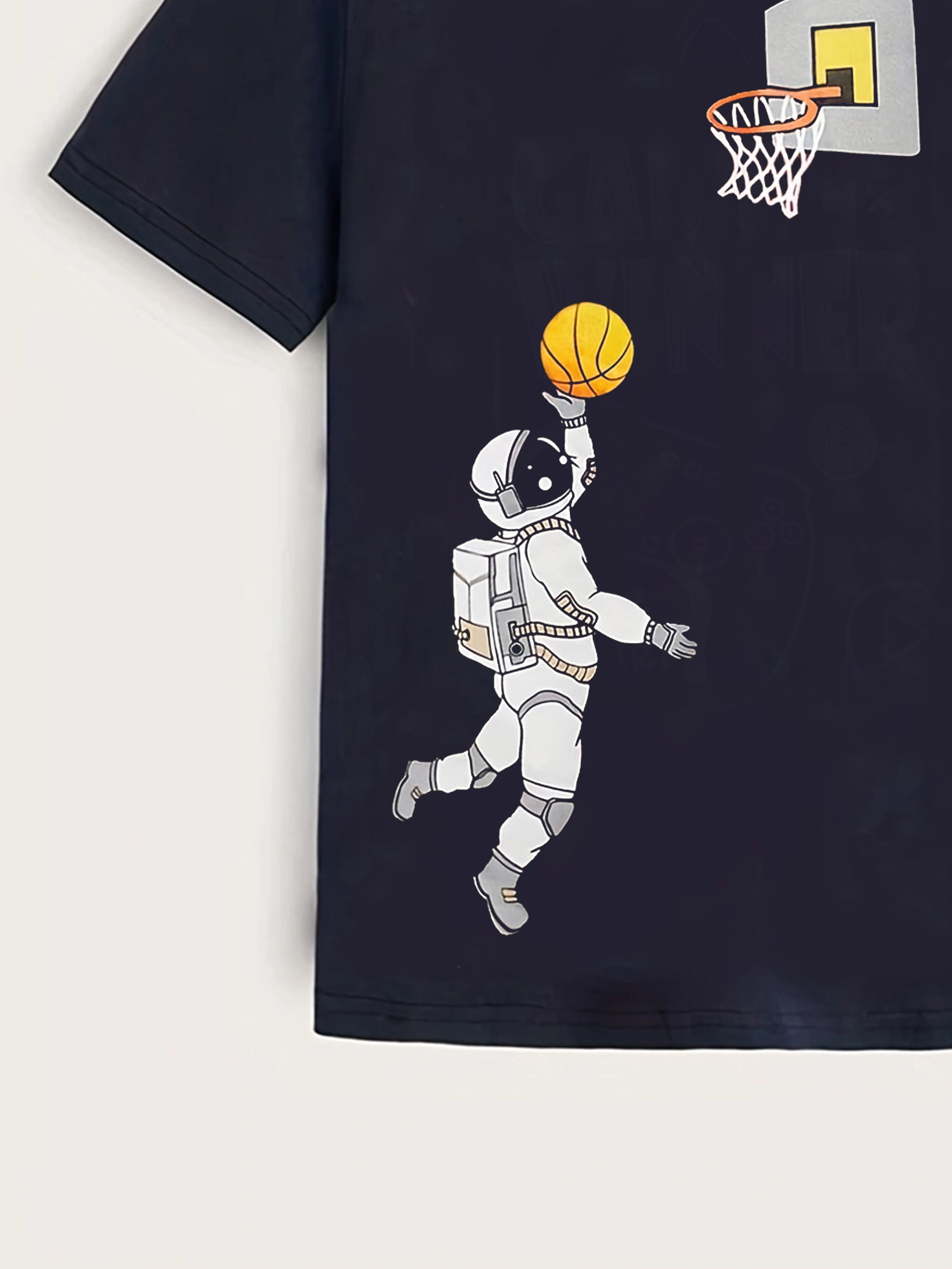 Camiseta Deportiva Estampado Jugador Baloncesto Niño - Temu Chile