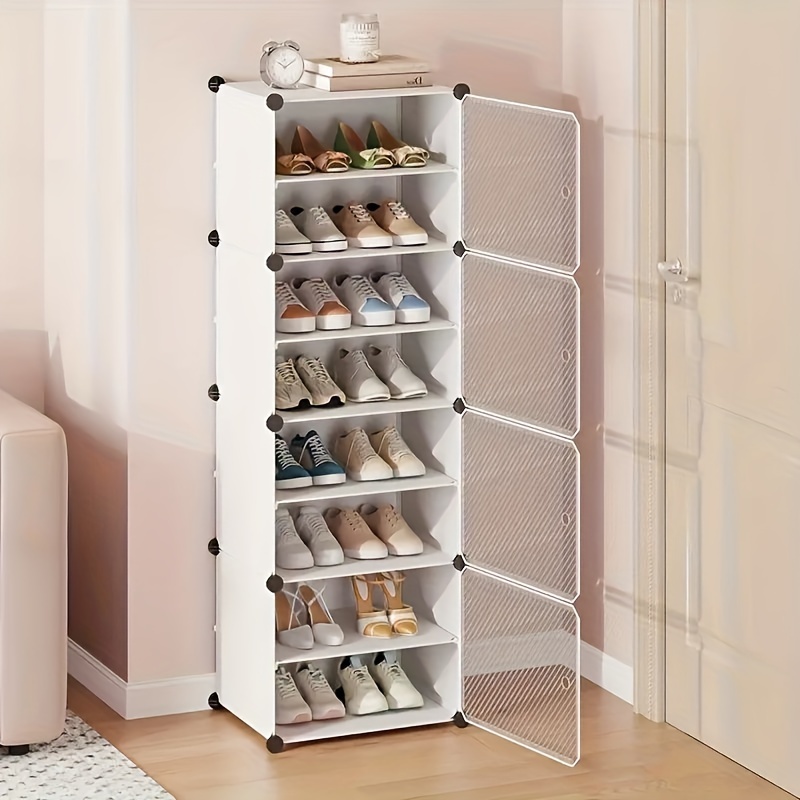 Shoe Rack Dustproof Shoe Cabinet Multi layer Simple Shoes - Temu Spain