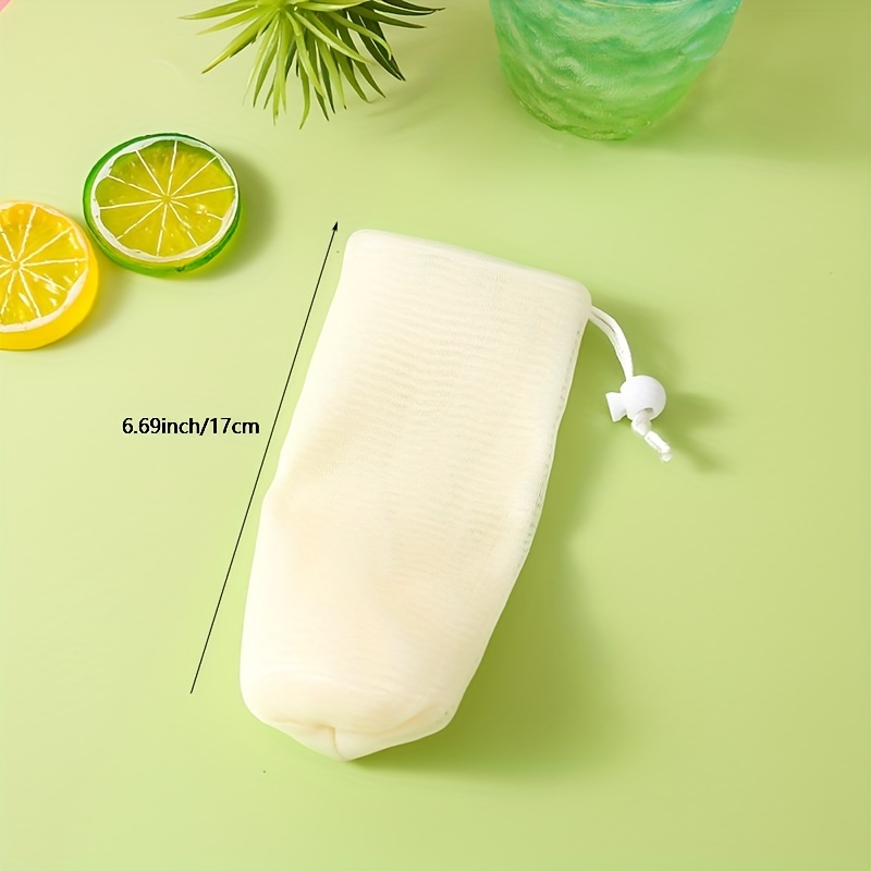 Foaming Net Bag for Bath Soap, Hanging Soap Mesh Bag, Thickened Material
