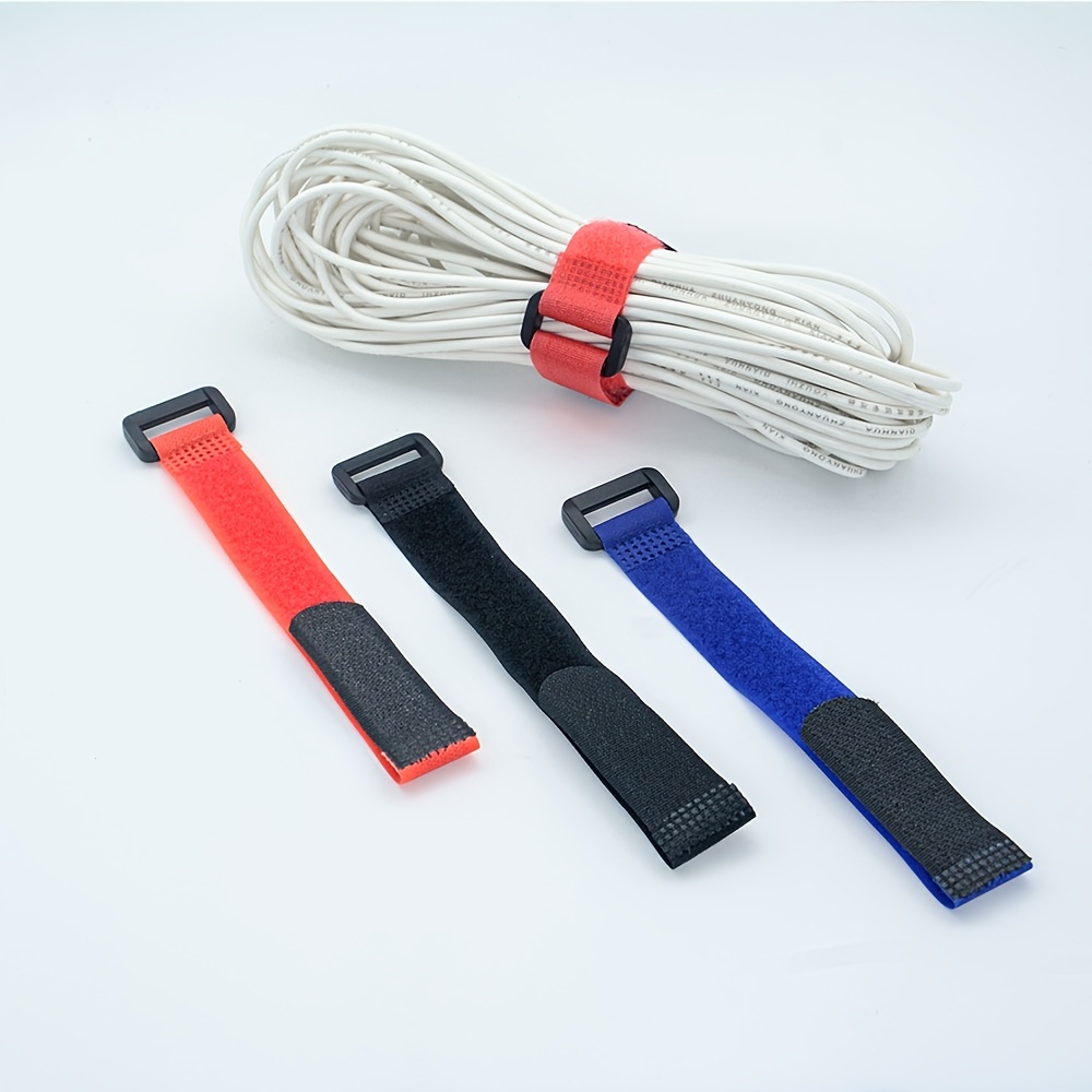 Reusable Fastening Cable Ties With Hook And Loop Multi - Temu