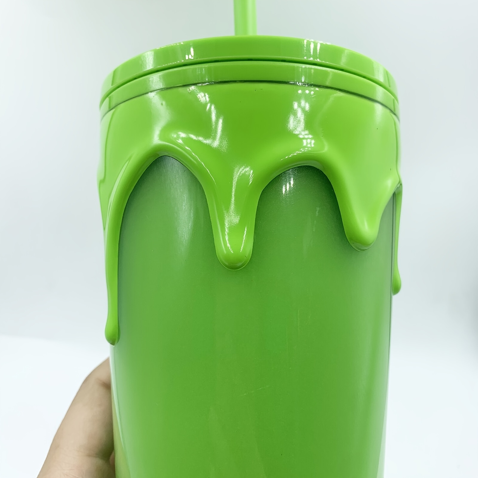 Halloween Luminous Tumbler With Lid And Straw Glow In The - Temu