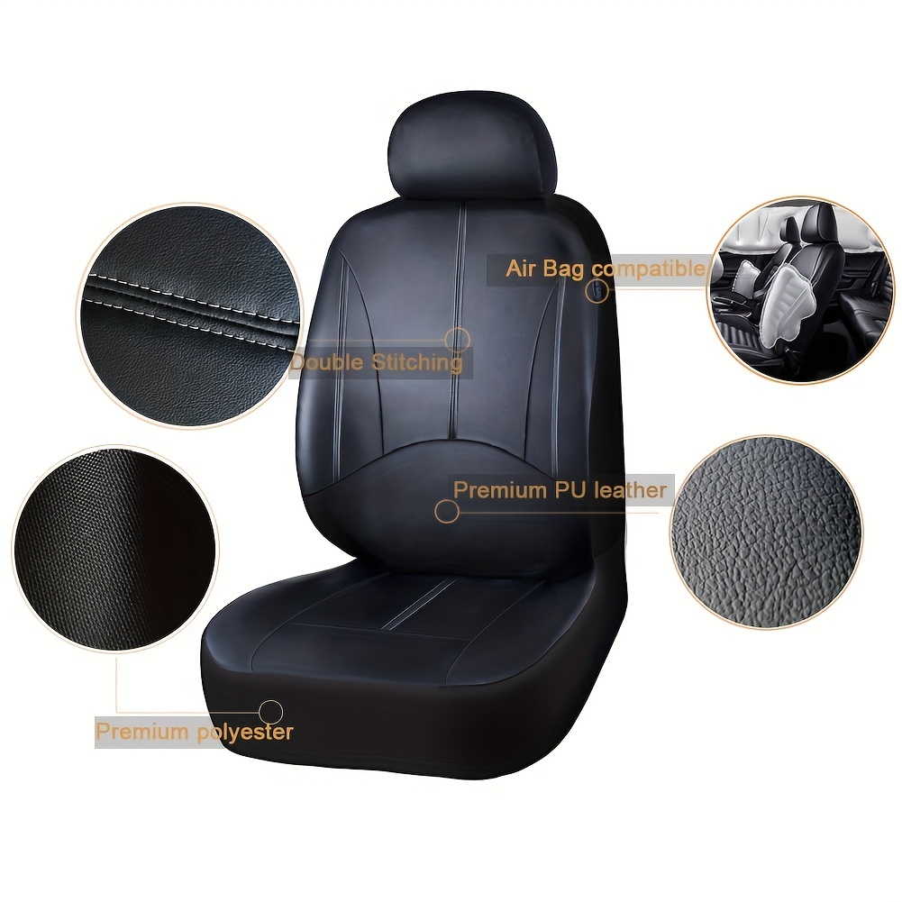 Upgrade Your Vehicle With Luxury Car Seat Cover Premium Faux - Temu