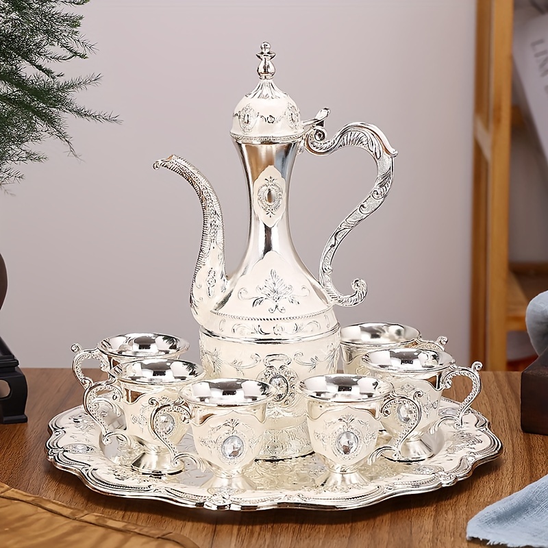 Silver-Plated Turkish online Coffee Pot