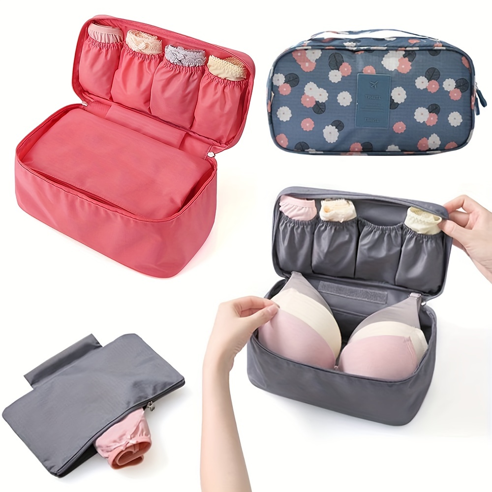 Travel Home Organizer Zip Bag Case Portable Bra Storage Bag Waterproof Bra  and Underwear