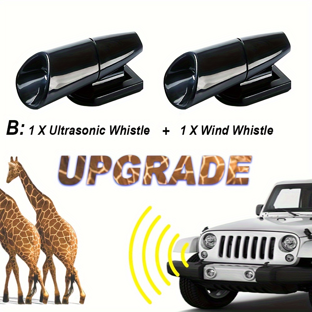 4pcs Deer Warning Whistles Device For Cars, Save Deer Ultrasonic Whistle,  Animal Horns Alerts Device Protector For Car SUV Truck Motorcycles Vehicles