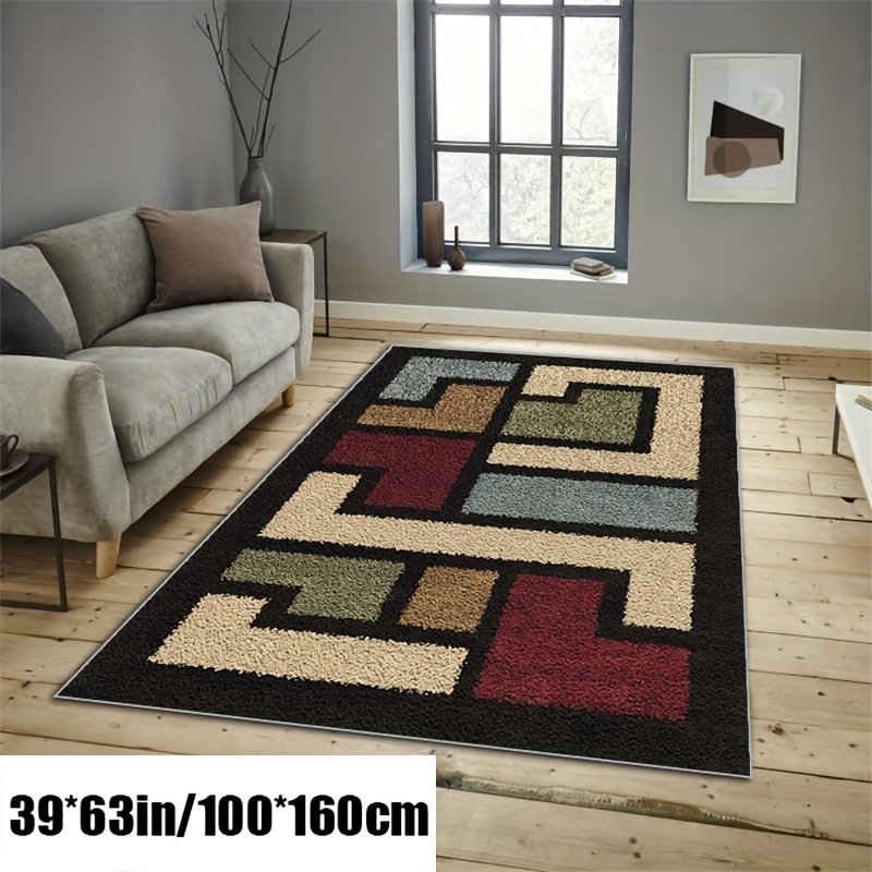 Imitation Cashmere Rugs Living Room Rugs: Soft Bedroom Rugs No Shed  Washable Farmhouse European Style Large Flowers Vintage Rugs For Kitchen  Restaurant Home Office Table Under Floor - Temu