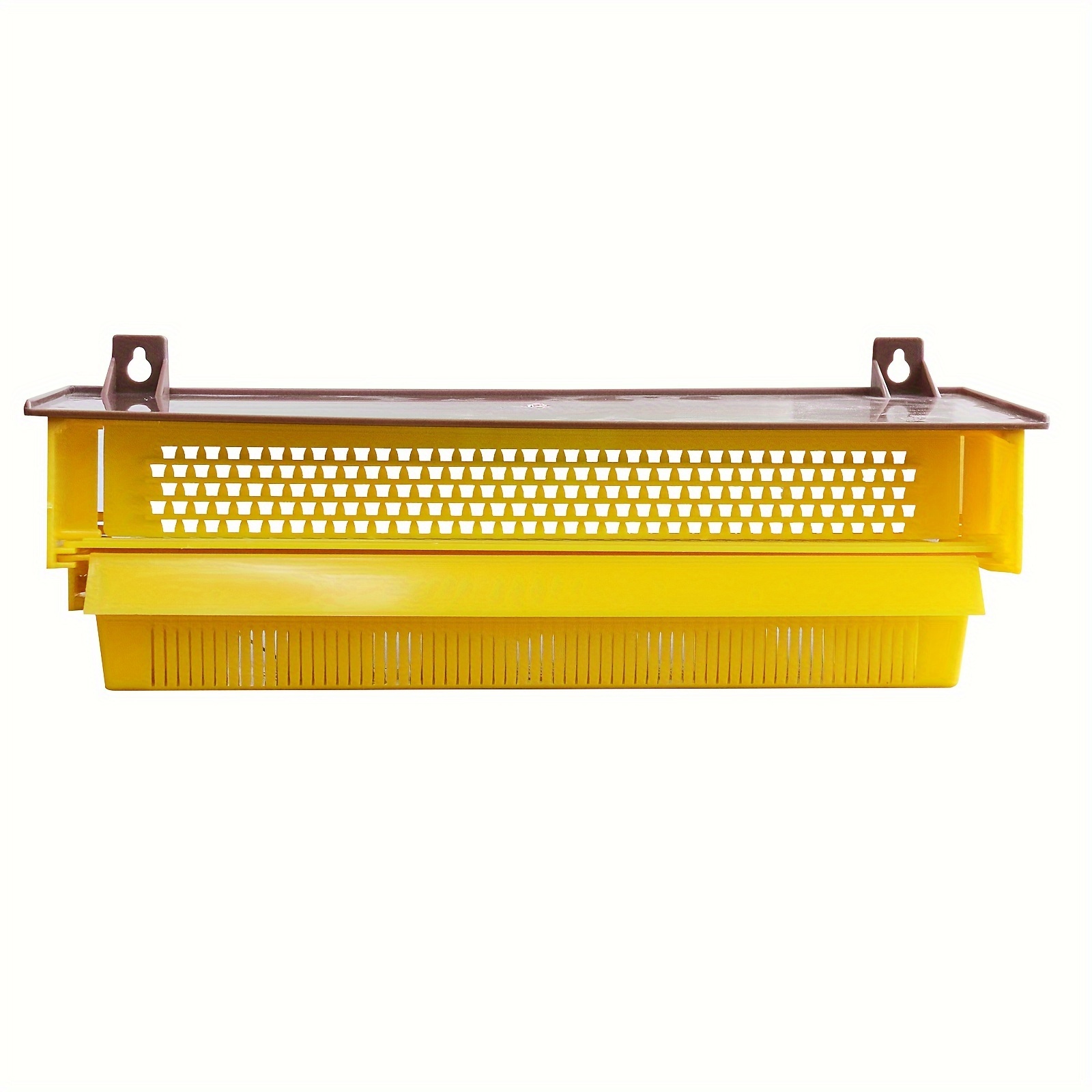 

1 Set Beekeeping Collector, 15.4inch Removable Plastic Pollen Trap With Ventilated Pollen, Tray Beekeeping Tool For Beekeeper, Yellow